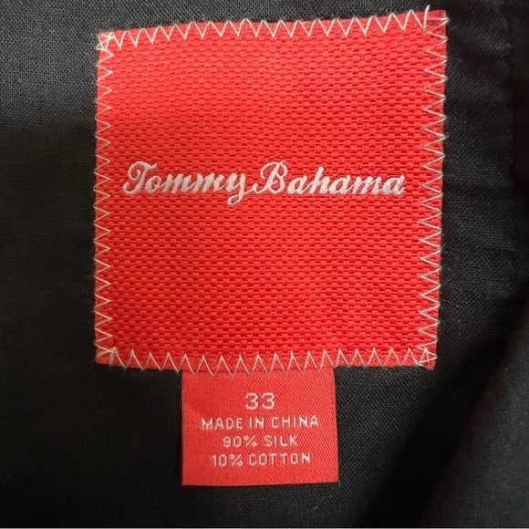 TOMMY BAHAMA SILK COTTON TROUSER SHORTS SIZE 33 - Picture 6 of 9